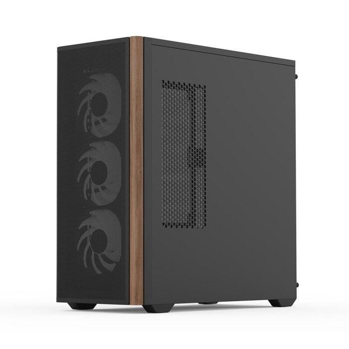AeroCool PC Gehäuse D501A-G-BK-v2 Mid-Tower Schwarz