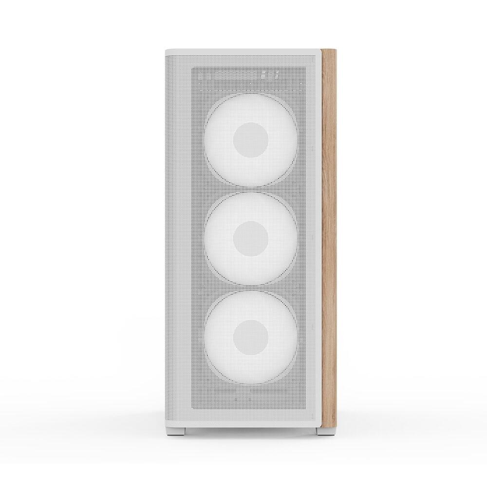 AeroCool PC Gehäuse D501A-G-WT-v2 Mid-Tower Weiß