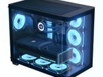 AeroCool PC Gehäuse P500C-G-BK-v1 Mid-Tower Schwarz
