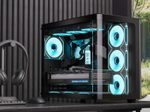 AeroCool PC Gehäuse P500C-G-BK-v1 Mid-Tower Schwarz