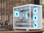 AeroCool PC Gehäuse P500C-G-WT-v1 Mid-Tower Weiß