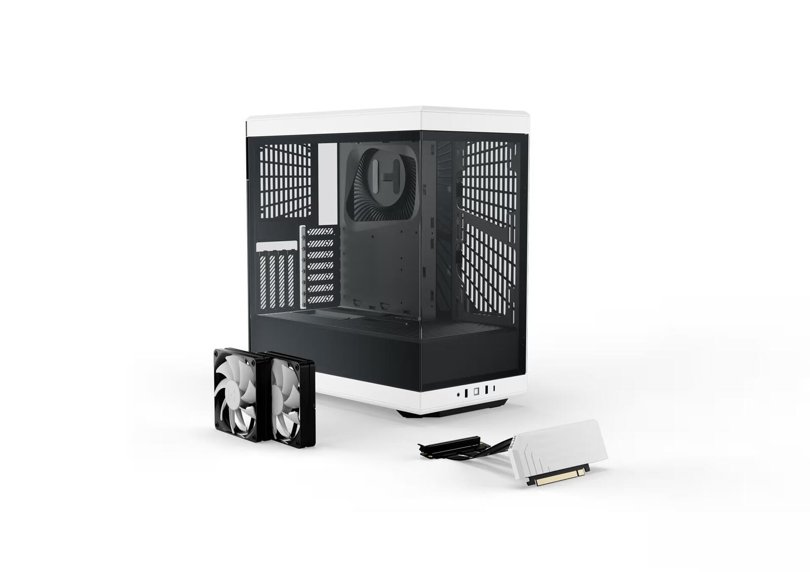 HYTE PC Gehäuse Y40 Schwarz/Weiß (Panda)