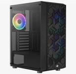 AeroCool PC Gehäuse Hive ARGB v1 Mid-Tower Schwarz