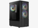 AeroCool PC Gehäuse Quantum Mesh Mid-Tower Schwarz