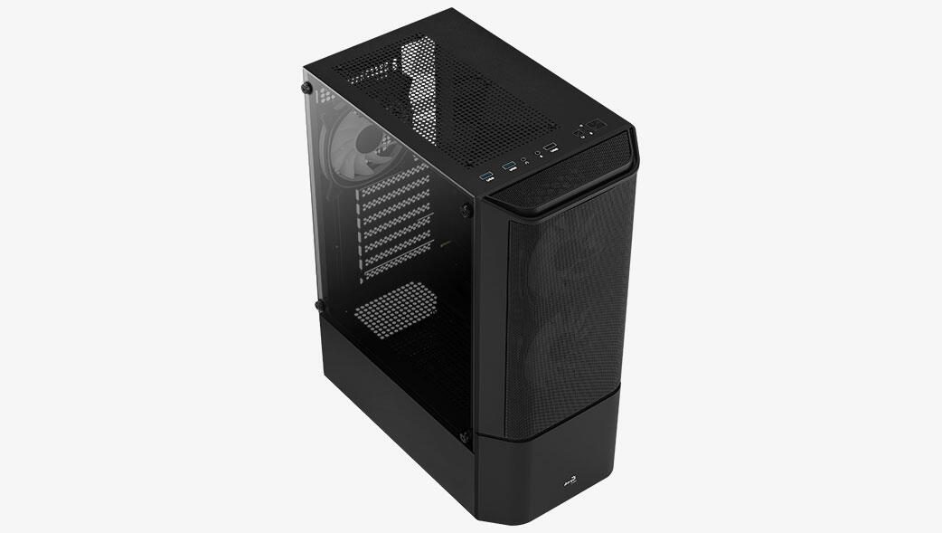 AeroCool PC Gehäuse Quantum Mesh Mid-Tower Schwarz