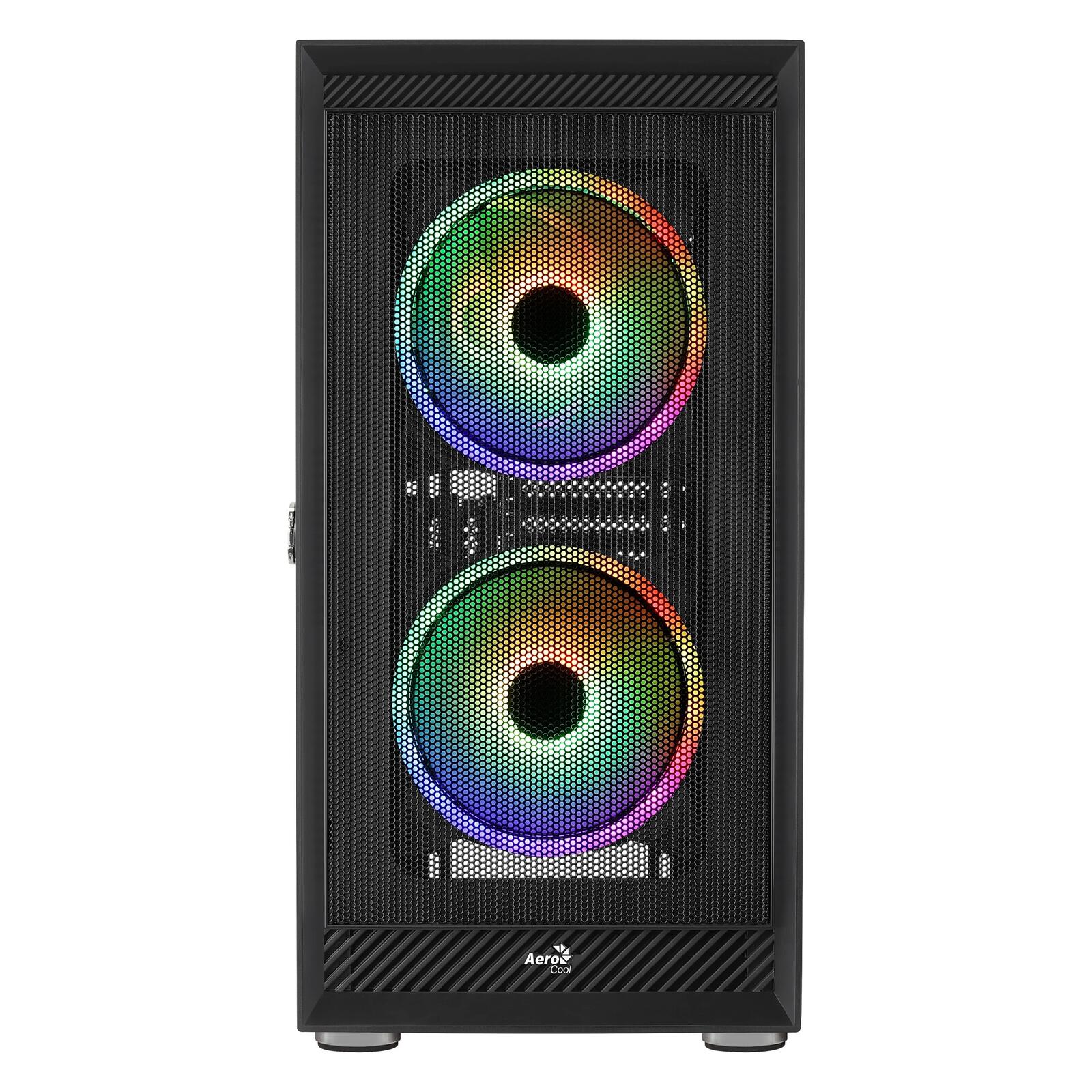 Aerocool PC Gehäuse Graphite Midi-Tower Schwarz