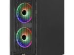 Aerocool PC Gehäuse Graphite Midi-Tower Schwarz