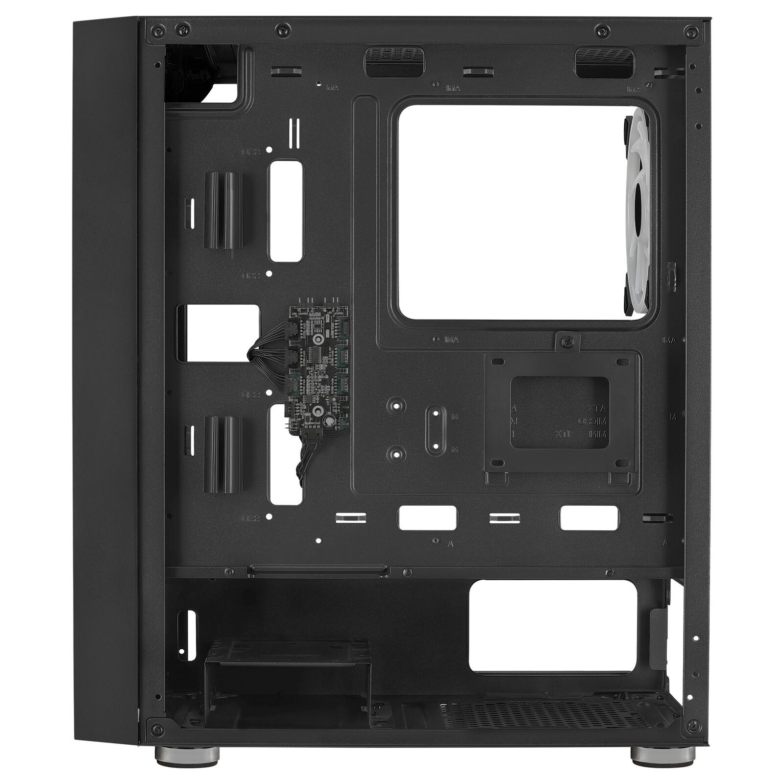Aerocool PC Gehäuse Graphite Midi-Tower Schwarz