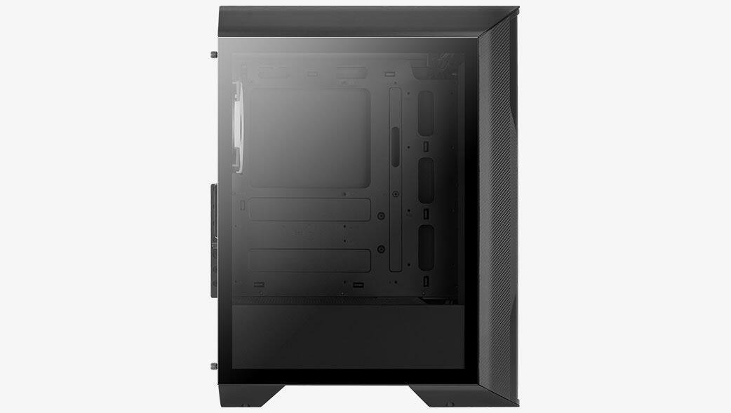 Aerocool PC Gehäuse Splinter Duo Midi-Tower Schwarz