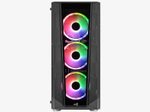 Aerocool PC Gehäuse Prism ARGB Midi-Tower Schwarz