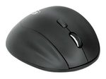 Manhattan 190237 Ergonomische Funkmaus - schwarz