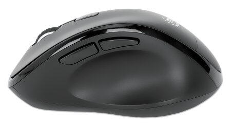 Manhattan 190237 Ergonomische Funkmaus - schwarz
