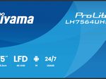 iiyama ProLite LH7564UHS-B1AG Signage Display 189,5 cm (75")