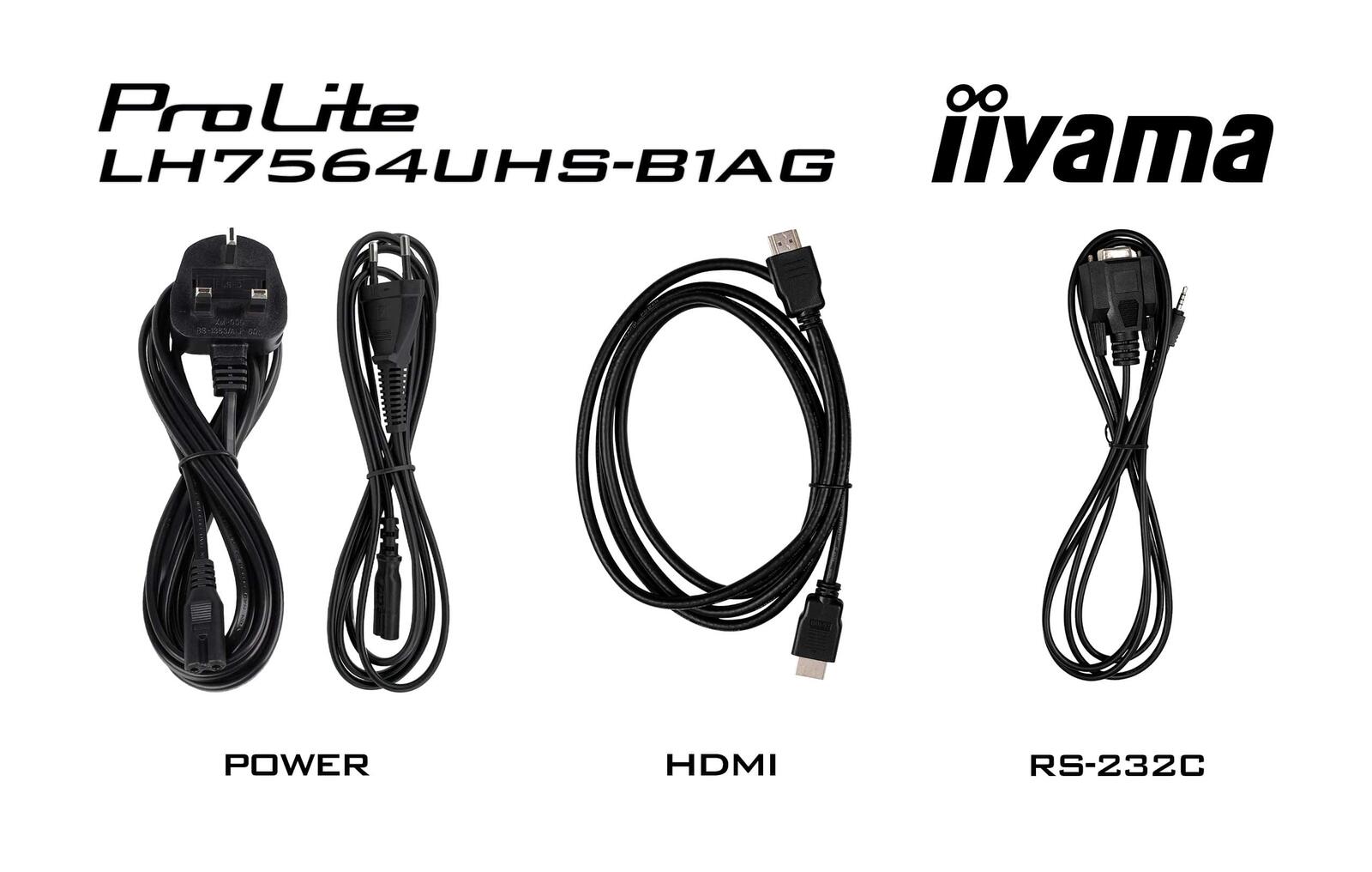 iiyama ProLite LH7564UHS-B1AG Signage Display 189,5 cm (75")