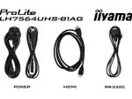 iiyama ProLite LH7564UHS-B1AG Signage Display 189,5 cm (75")