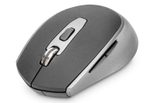 Digitus kabellose Maus, Schwarz/Grau