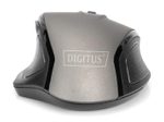 Digitus kabellose Maus, Schwarz/Grau