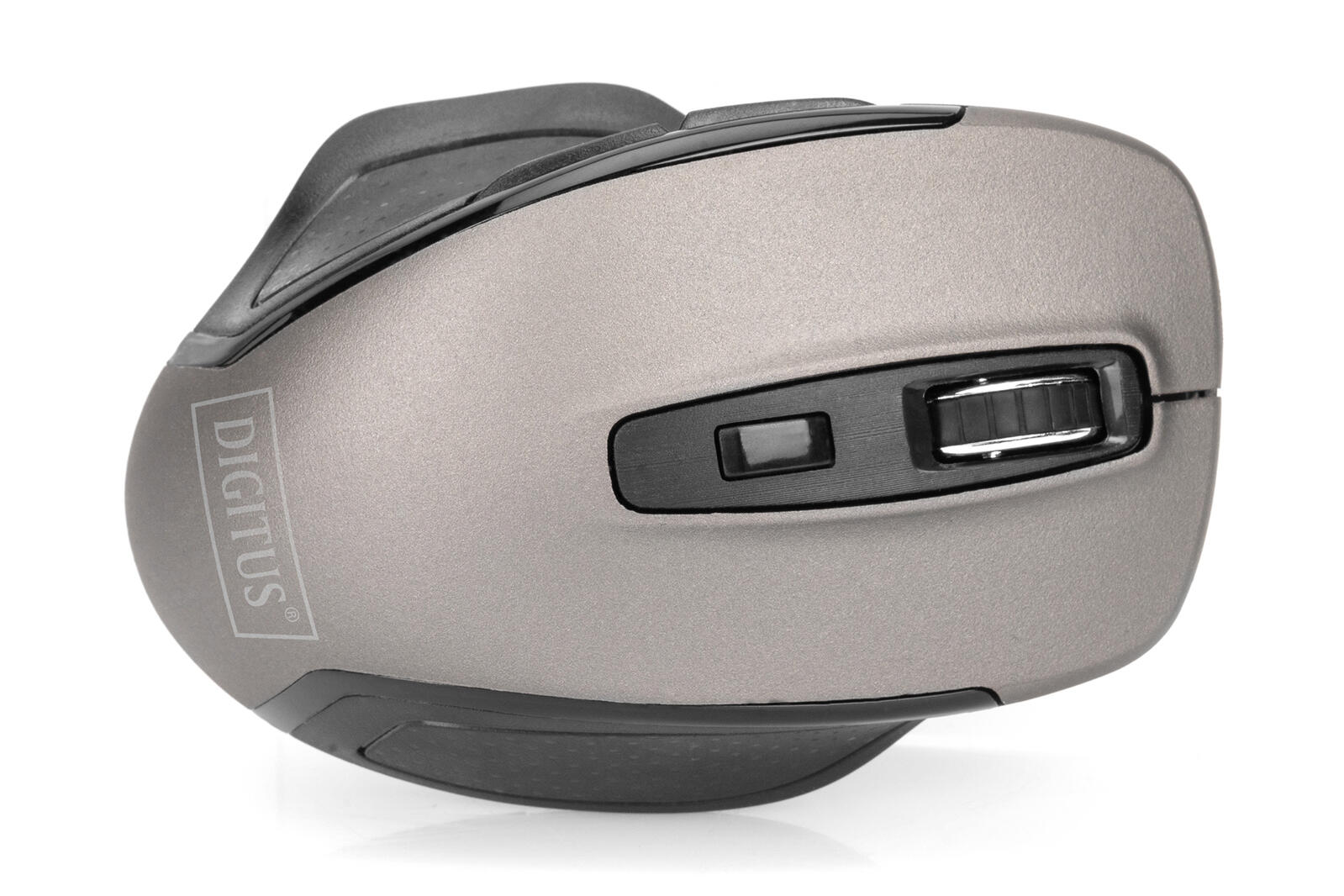 Digitus kabellose Maus, Schwarz/Grau