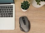 Digitus kabellose Maus, Schwarz/Grau