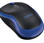 Logitech M185 kabellose Maus - blau