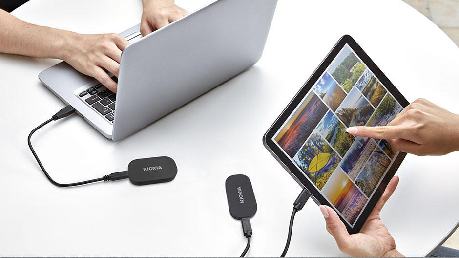 KIOXIA EXCERIA Plus G2 Tragbare SSD 2 TB