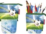 ROTH Schlampermäppchen Fußball blau/grün