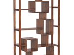 WOHNLING Bücherregal WL1.207 Massiv-Holz Sheesham 115 x 180 cm