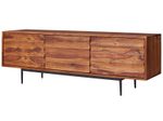 WOHNLING HiFi Lowboard WL5.636 Sheesham Massivholz 147x50x38cm