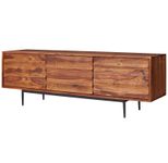 WOHNLING HiFi Lowboard WL5.636 Sheesham Massivholz 147x50x38cm