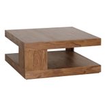 WOHNLING WL6.227 Couchtisch Sheesham 90 cm x 40 cm x 90 cm