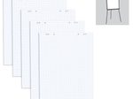 herlitz Flipchart-Papier kariert 65,0 x 98,0 cm, 20 Blatt, 5 Blöcke