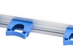 haug® bürsten Besenhalter, blau, silber
