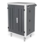 Digitus Mobiler Ladeschrank für 30 Notebooks / Tablets bis 15,6 Zoll, Datensynchronisation, UV-C, USB-A