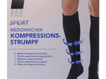 FIRST AID ONLY® Kompressionsstrümpfe, geschlossene Spitze SPORT schwarz Größe L 1 St.
