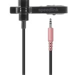 Speedlink SPES Clip-On Mikrofon, schwarz