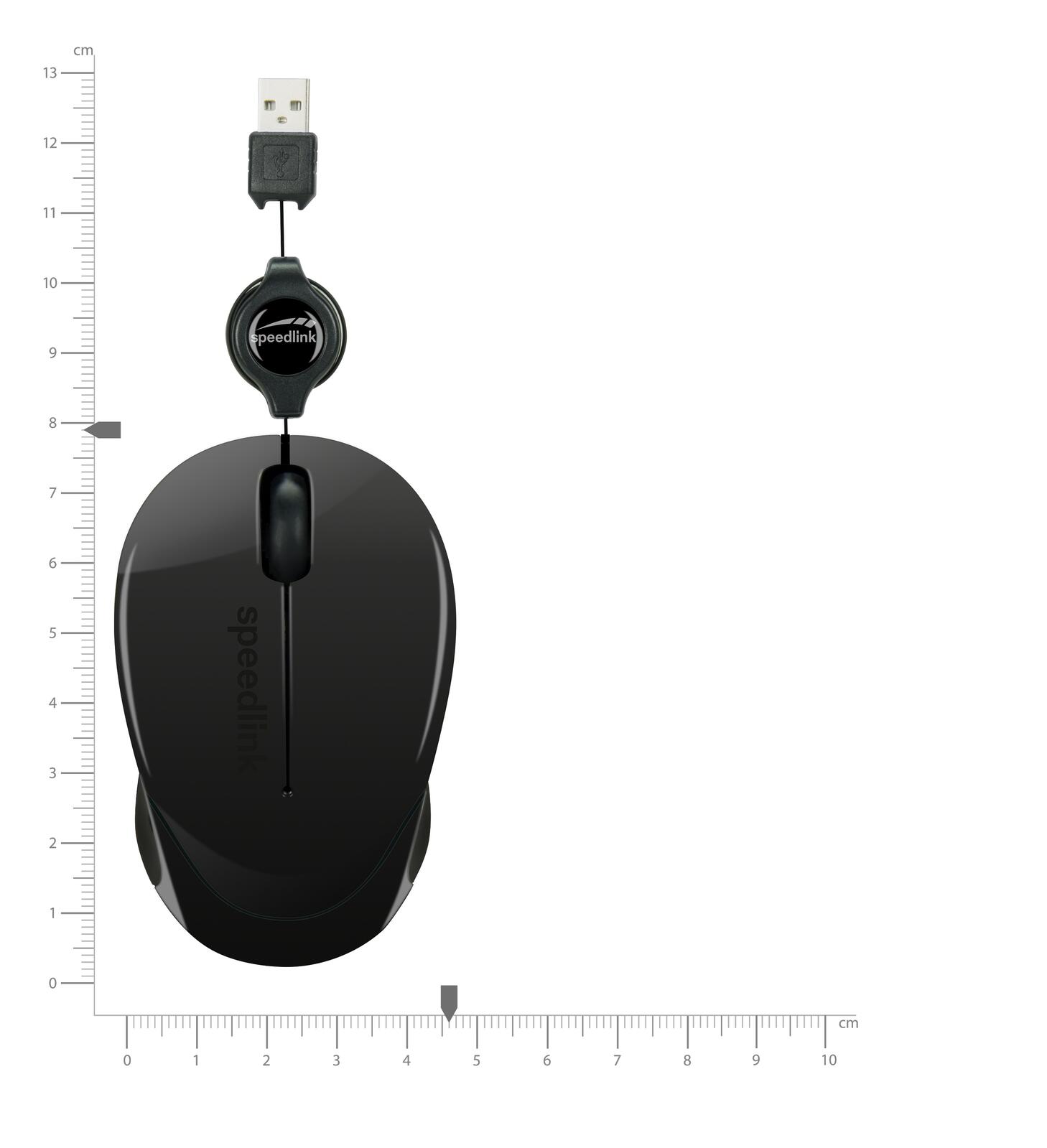 Speedlink BEENIE Mobile Wired Maus -USB, schwarz