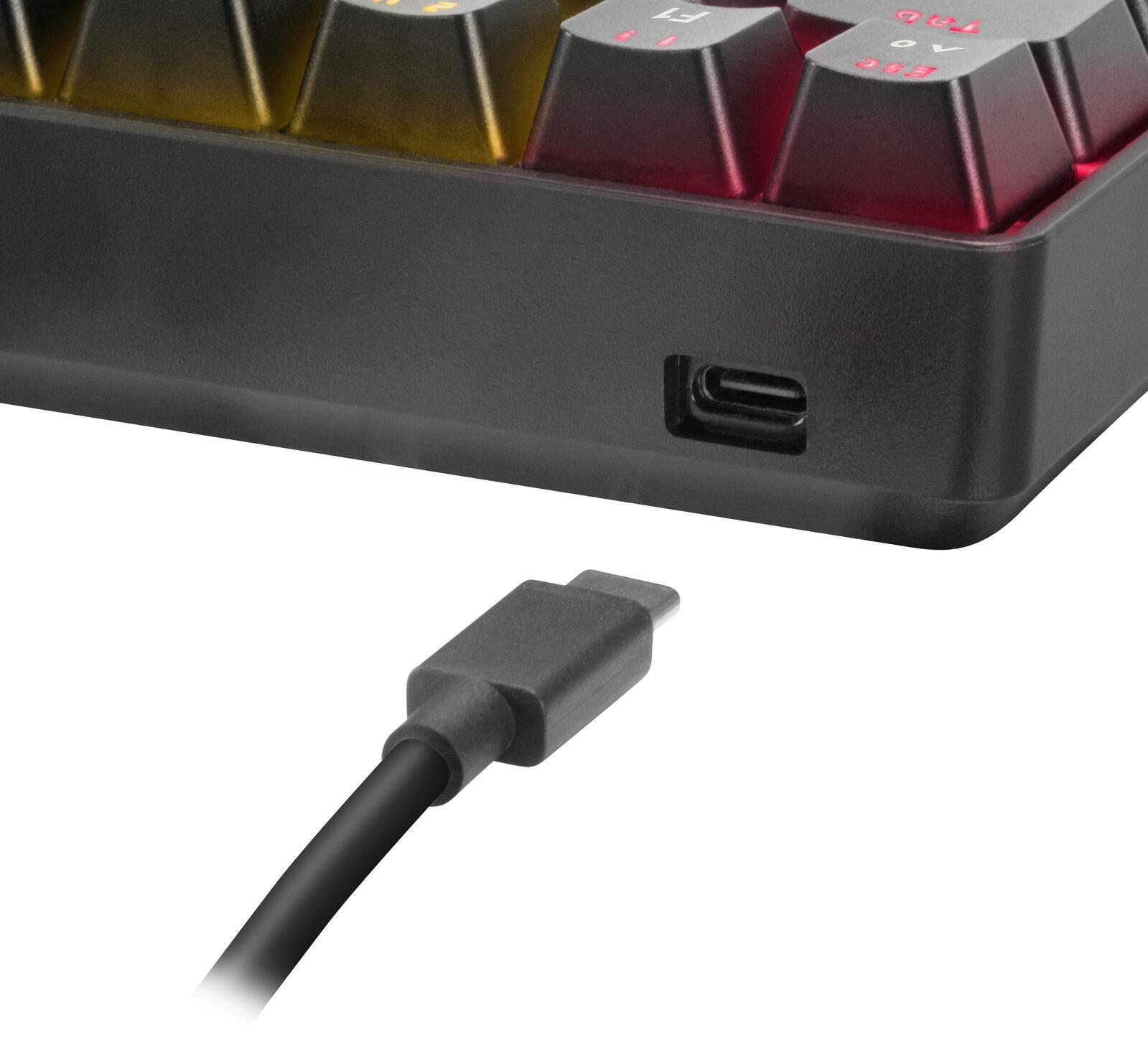 Speedlink ATMOS RGB Rainbow Gaming Tastatur, schwarz - DE Layout