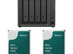 Synology DS925+ DiskStation + 8 TB 2x Synology Plus 3.5" SATA 6Gb/s Festplatte 4 TB