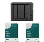 Synology DS925+ DiskStation + 12TB 2x Synology Plus 3.5" SATA HDD Festplatte 6 TB