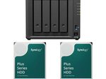 Synology DS925+ DiskStation + 24 TB 2x Synology Plus 3.5" SATA 6Gb/s Festplatte 12 TB
