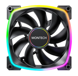 Montech Lüfter AX140 PWM, 140mm, Schwarz