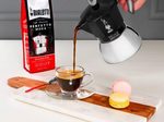 Bialetti Moka Induktion - Espressokocher mit Bi-Layer-Kessel - schwarz - für 6 Tassen