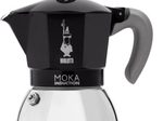 Bialetti Moka Induktion - Espressokocher mit Bi-Layer-Kessel - schwarz - für 6 Tassen