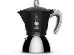 Bialetti Moka Induktion - Espressokocher mit Bi-Layer-Kessel - schwarz - für 6 Tassen