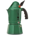 Bialetti Moka Express - Break Alpina - grün - Aluminium - für 3 Tassen