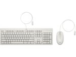 HP 225 Maus und Tastatur, weiß (kabelgebunden)