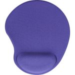 InLine Maus-Pad, mit Gel Handballenauflage, 230x205x20mm, blau
