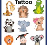 AVERY Zweckform Klebetattoo Tiere