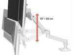 Ergotron LX Pro Monitor Tischhalterung - für 2 LCD-Displays - weiß