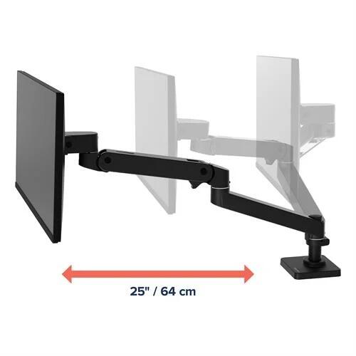 Ergotron LX Pro Monitor Tischhalterung für LCD-Display - Schwarz